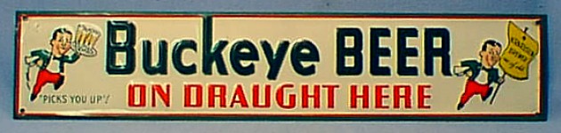 Buckeye Beer sign